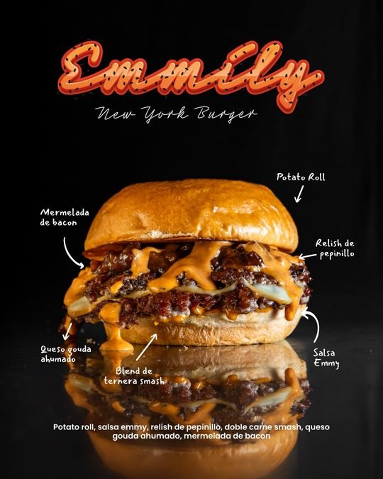 Cartel de la hamburguesa Emmily de Klüg Burgers